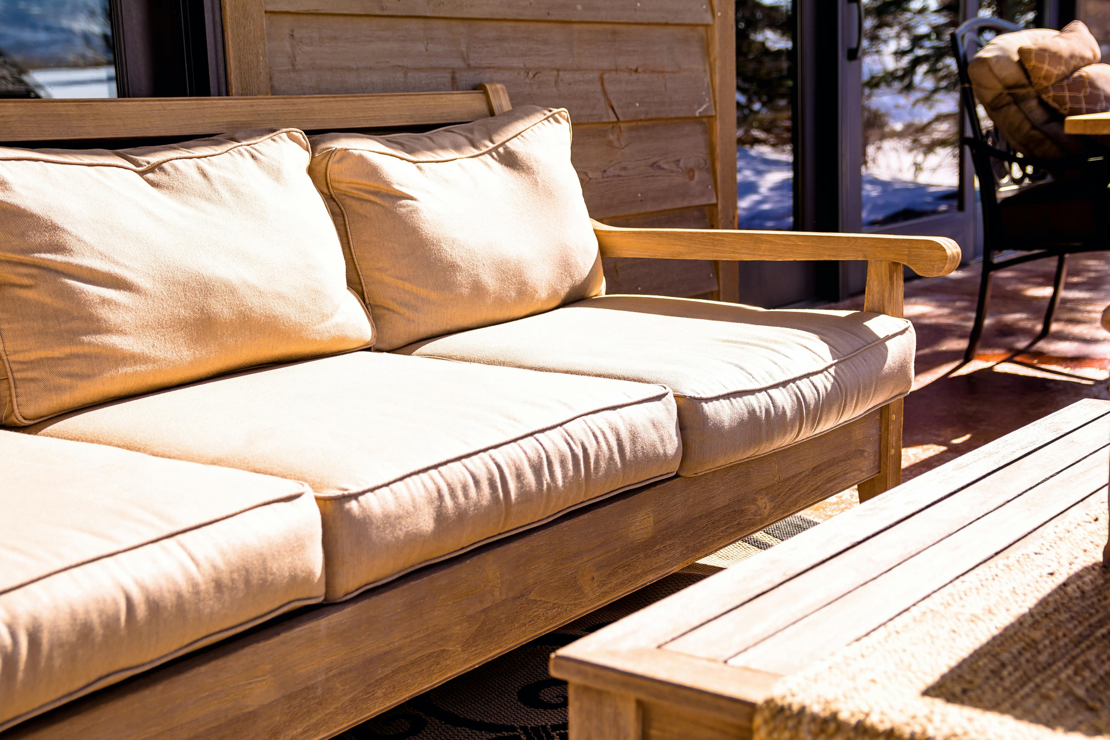 White wooden chair